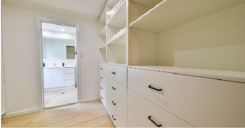 Master suite one walk-in robe