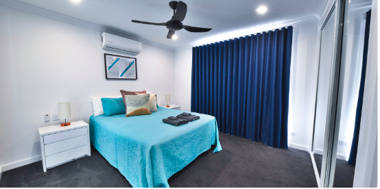 Master bedroom angle