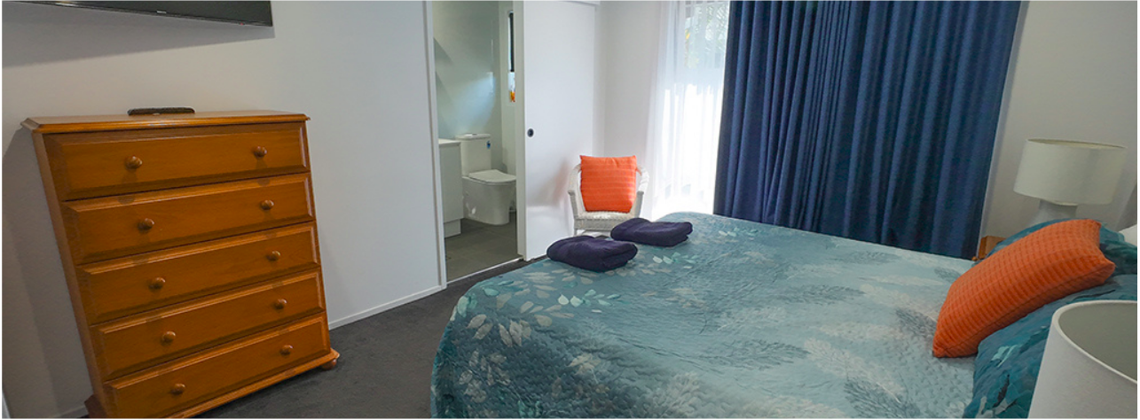 Master bedroom wide view